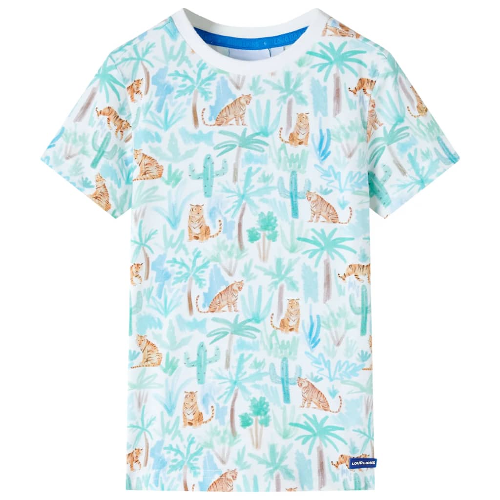 T-shirt infantil cor cru 104