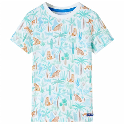 T-shirt infantil cor cru 116