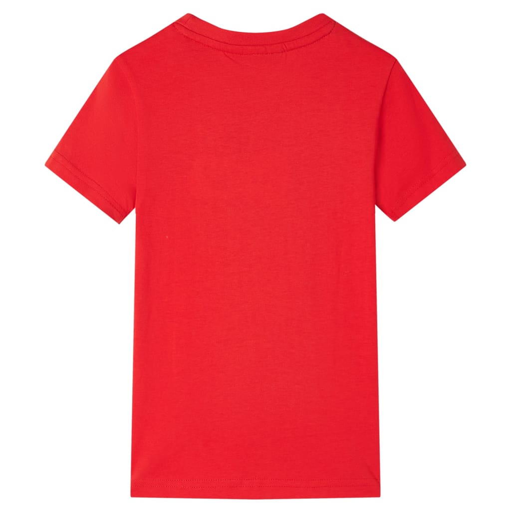 T-shirt infantil vermelho 92