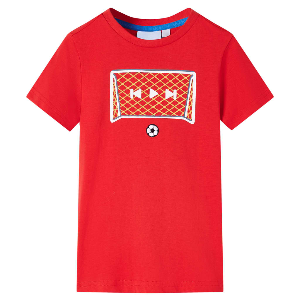 T-shirt infantil vermelho 116