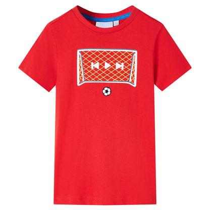 T-shirt infantil vermelho 128