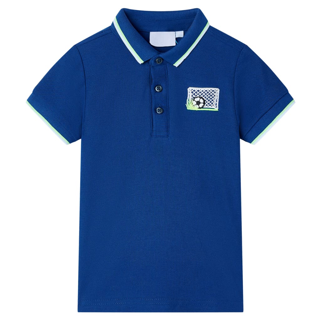 Polo para criança azul-escuro 104