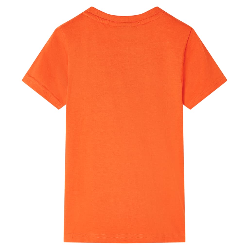 T-shirt de criança laranja-escuro 104