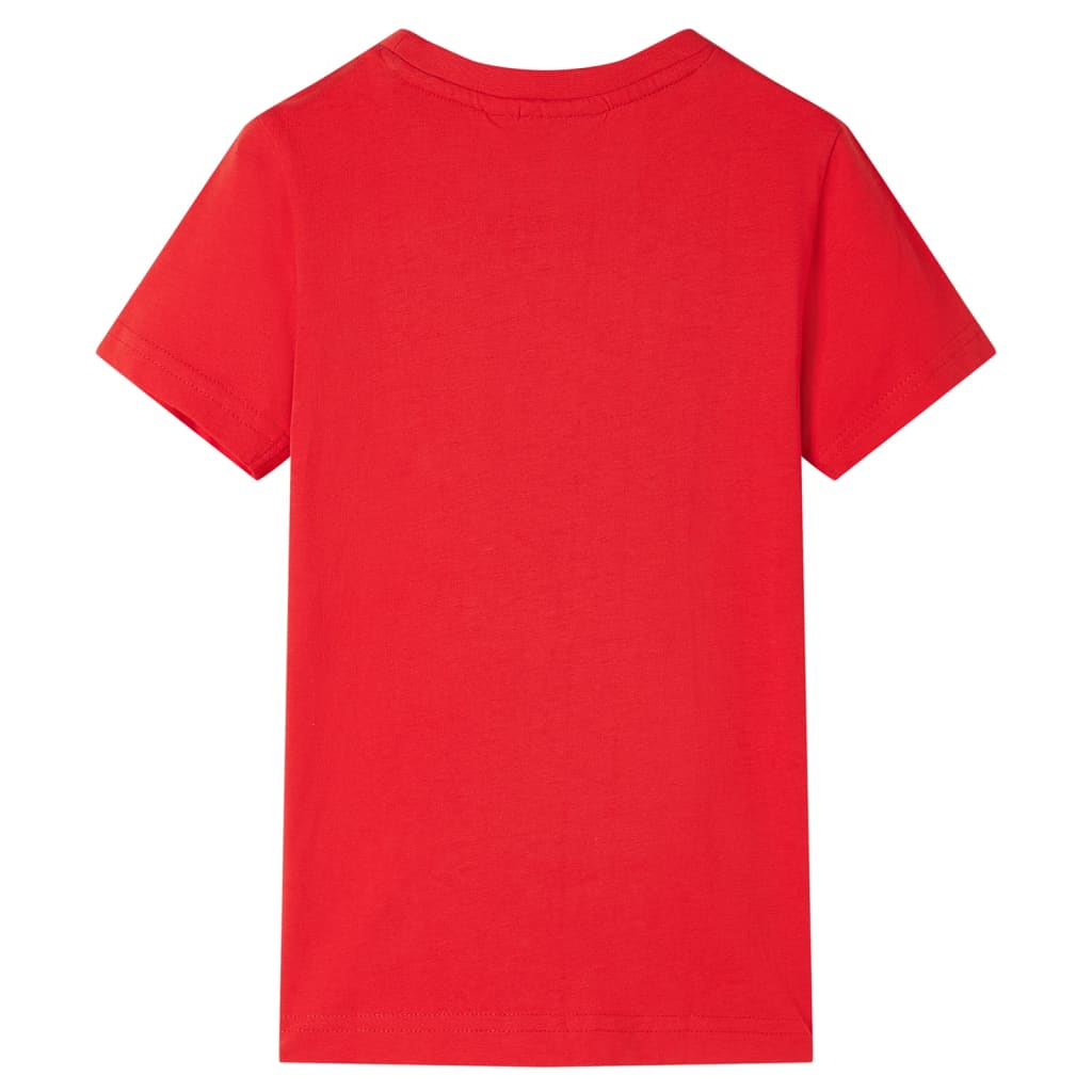 T-shirt para criança vermelho 116