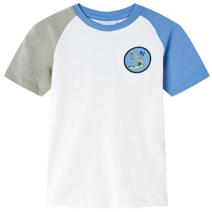 T-shirt infantil cor cru 104