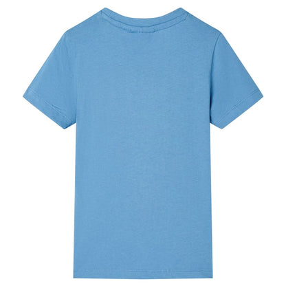 T-shirt de criança azul médio 104