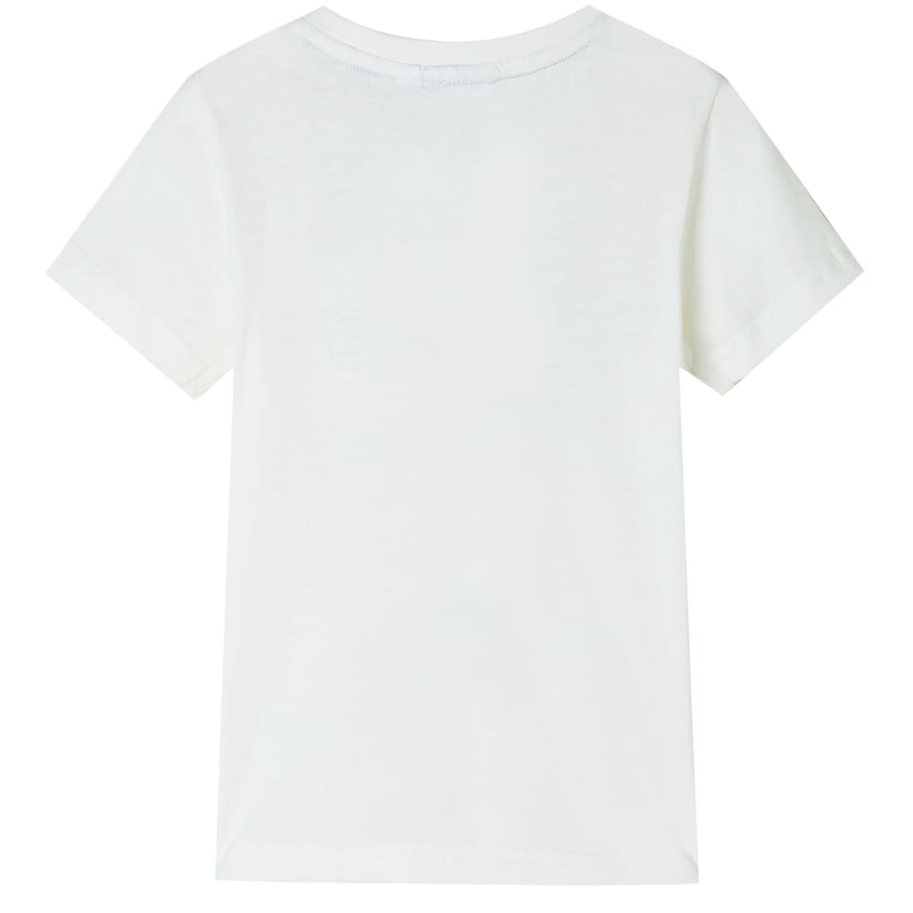 T-shirt infantil cor cru 104