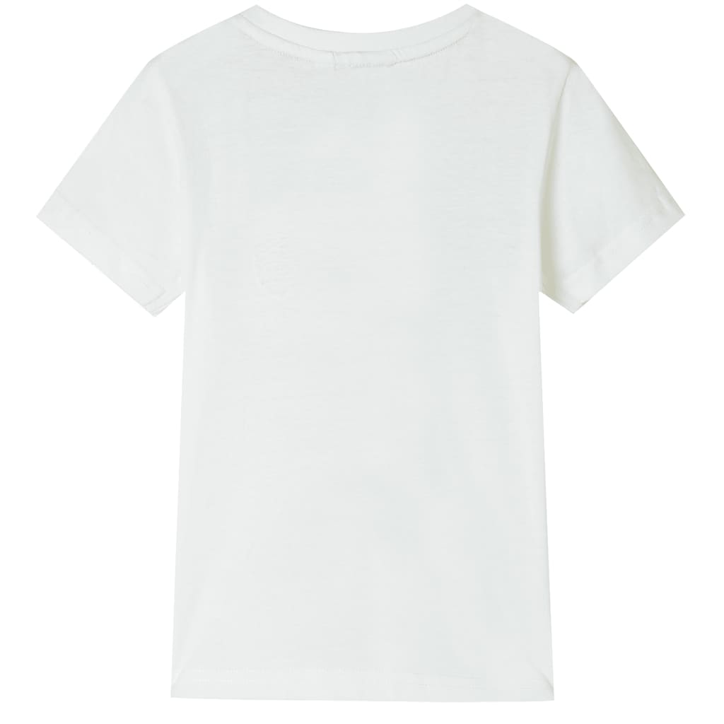 T-shirt infantil cor cru 116