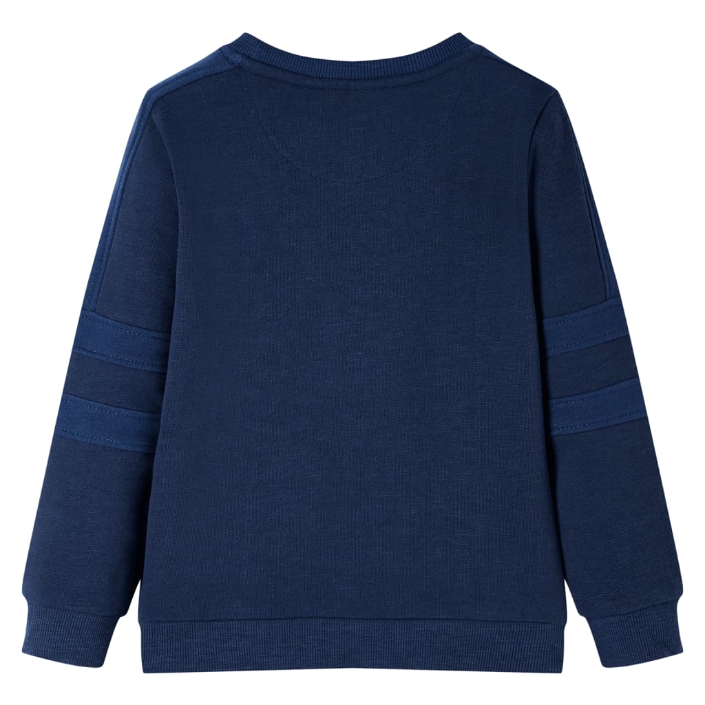 Sweatshirt para criança azul-escuro mesclado 140