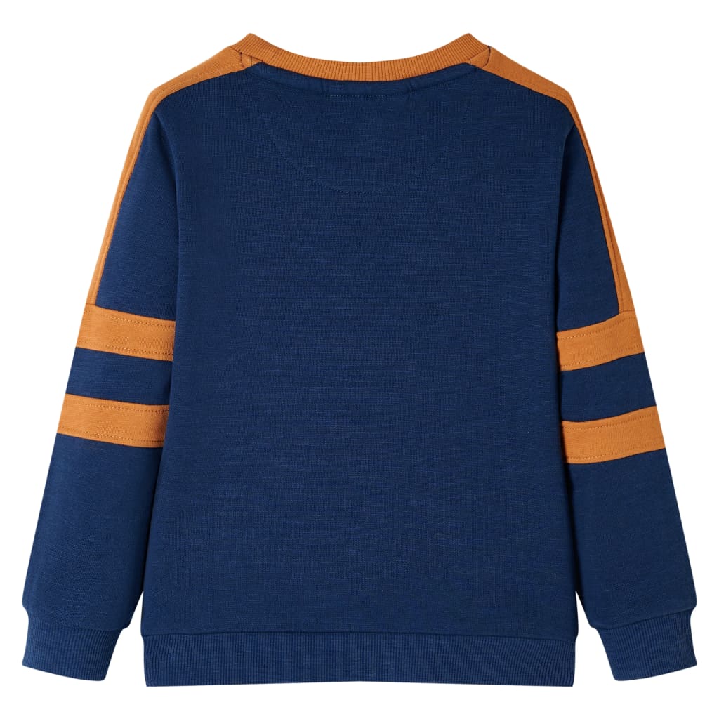 Sweatshirt para criança azul-índigo 92