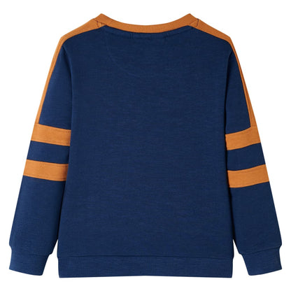 Sweatshirt para criança azul-índigo 116