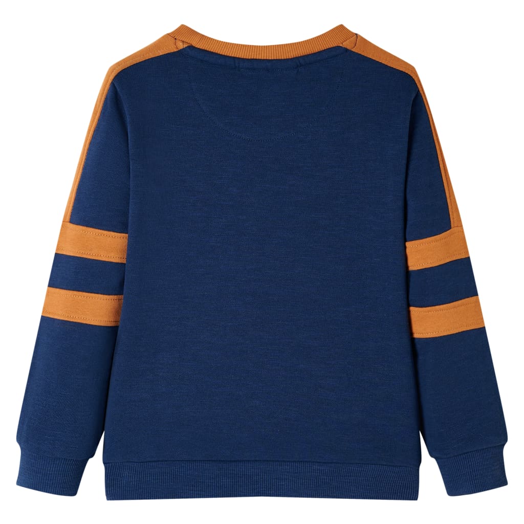 Sweatshirt para criança azul-índigo 128