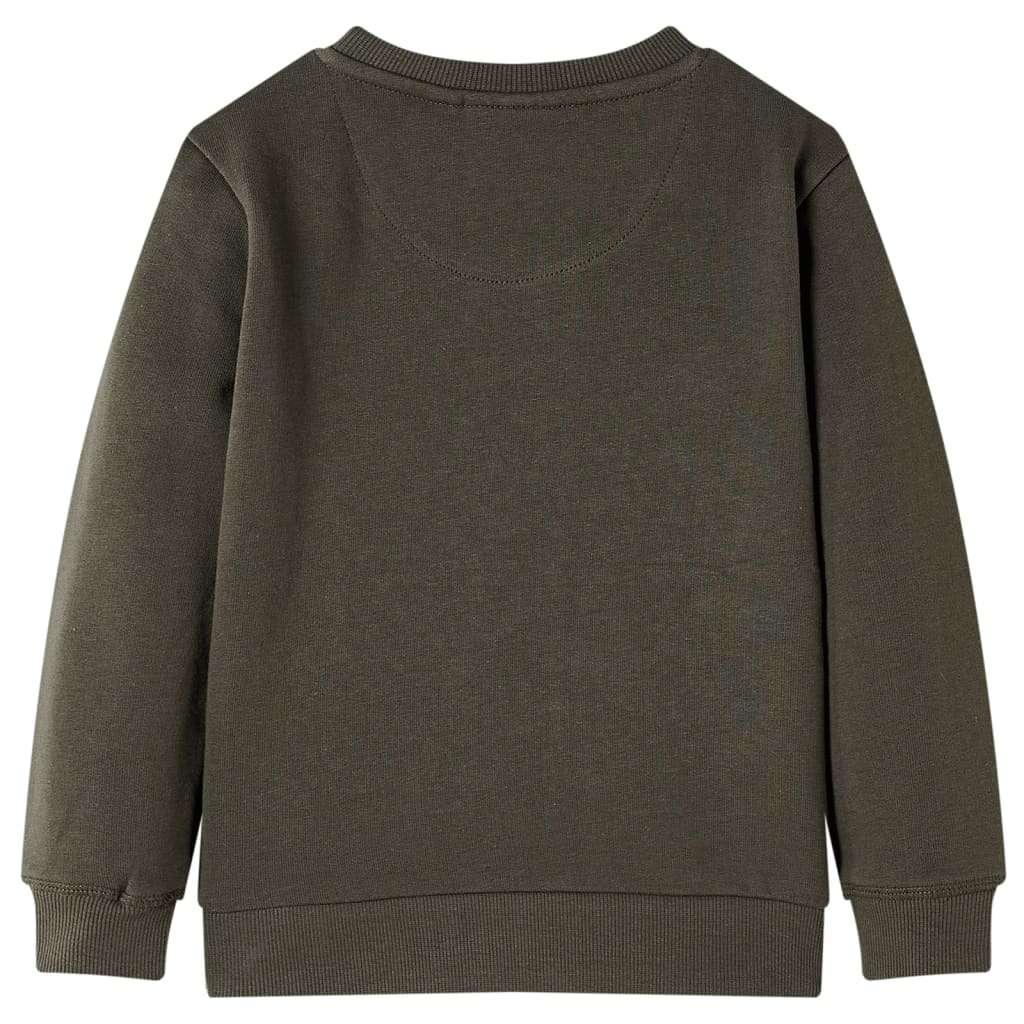 Sweatshirt para criança cor caqui 104