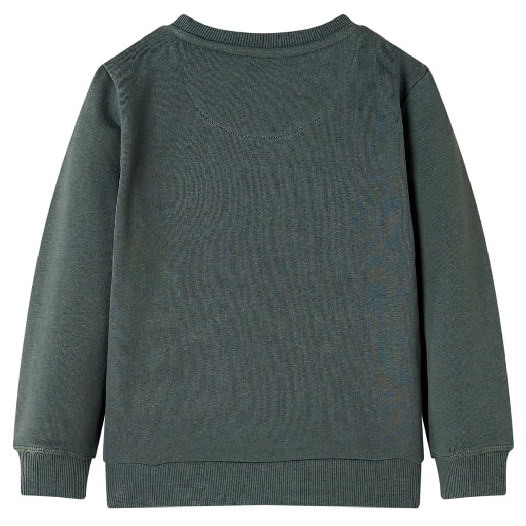 Sweatshirt para criança cor caqui-escuro 104