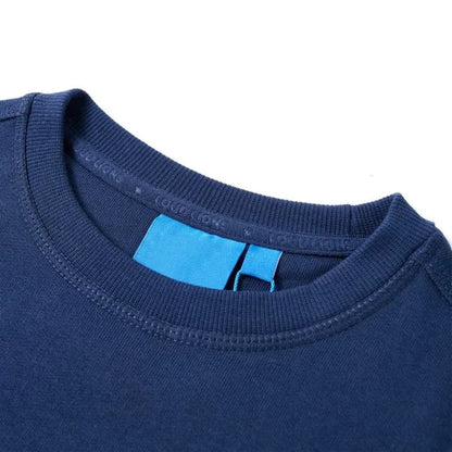 Sweatshirt para criança azul-marinho 92