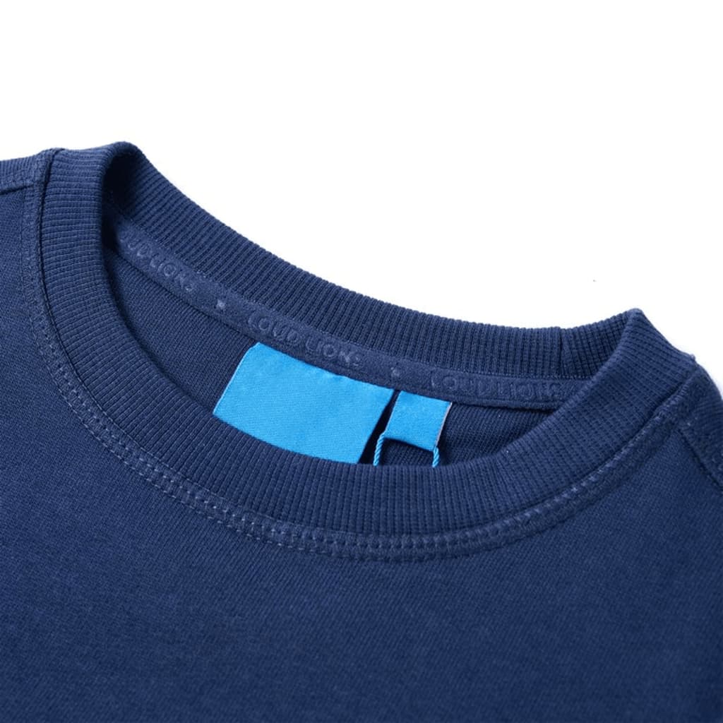 Sweatshirt para criança azul-marinho 104