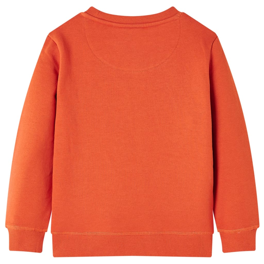 Sweatshirt para criança laranja 92