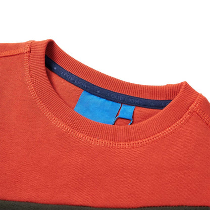 Sweatshirt para criança laranja 104