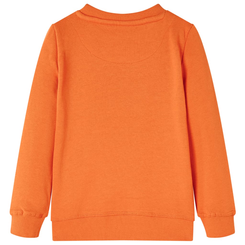 Sweatshirt para criança laranja-escuro 92