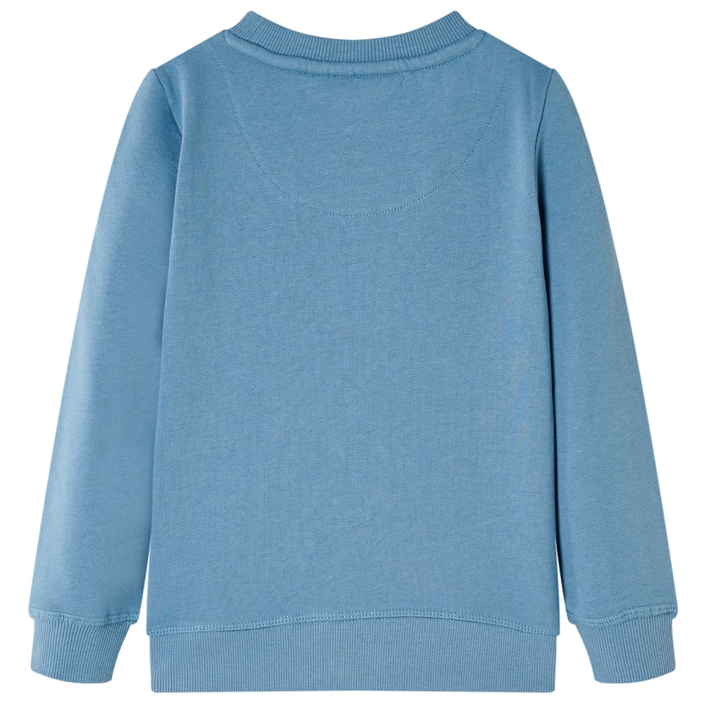 Sweatshirt para criança azul-médio 104