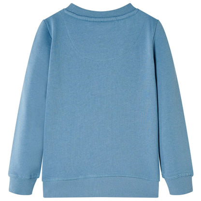 Sweatshirt para criança azul-médio 104