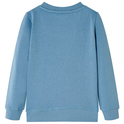 Sweatshirt para criança azul-médio 128