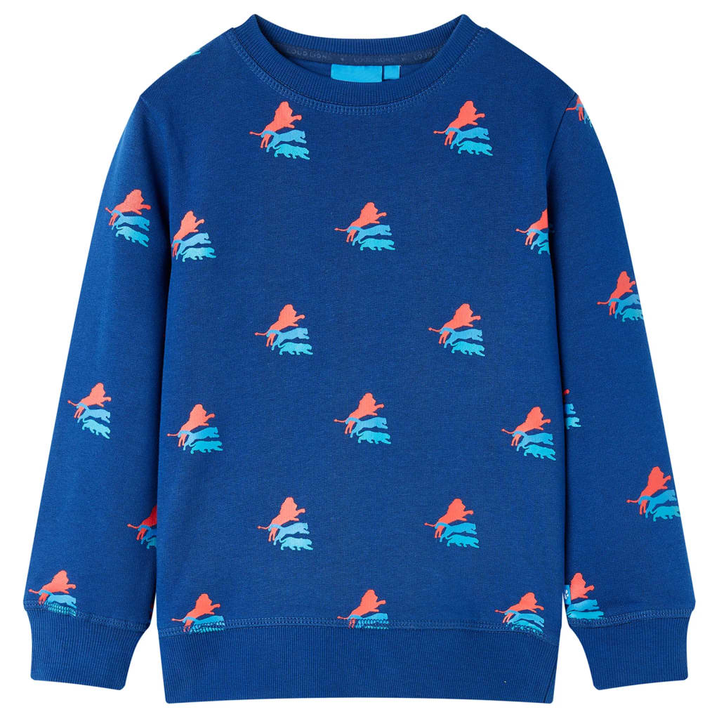 Sweatshirt para criança azul-escuro 92