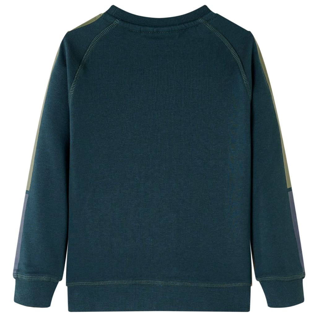 Sweatshirt para criança verde-musgo 92