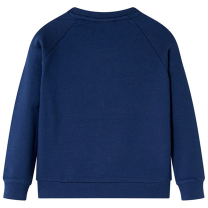 Sweatshirt para criança azul-marinho 104