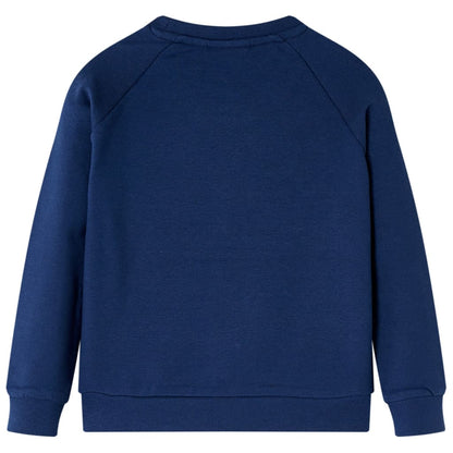 Sweatshirt para criança azul-marinho 140