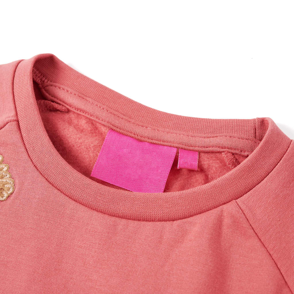 Sweatshirt para criança rosa-velho 92