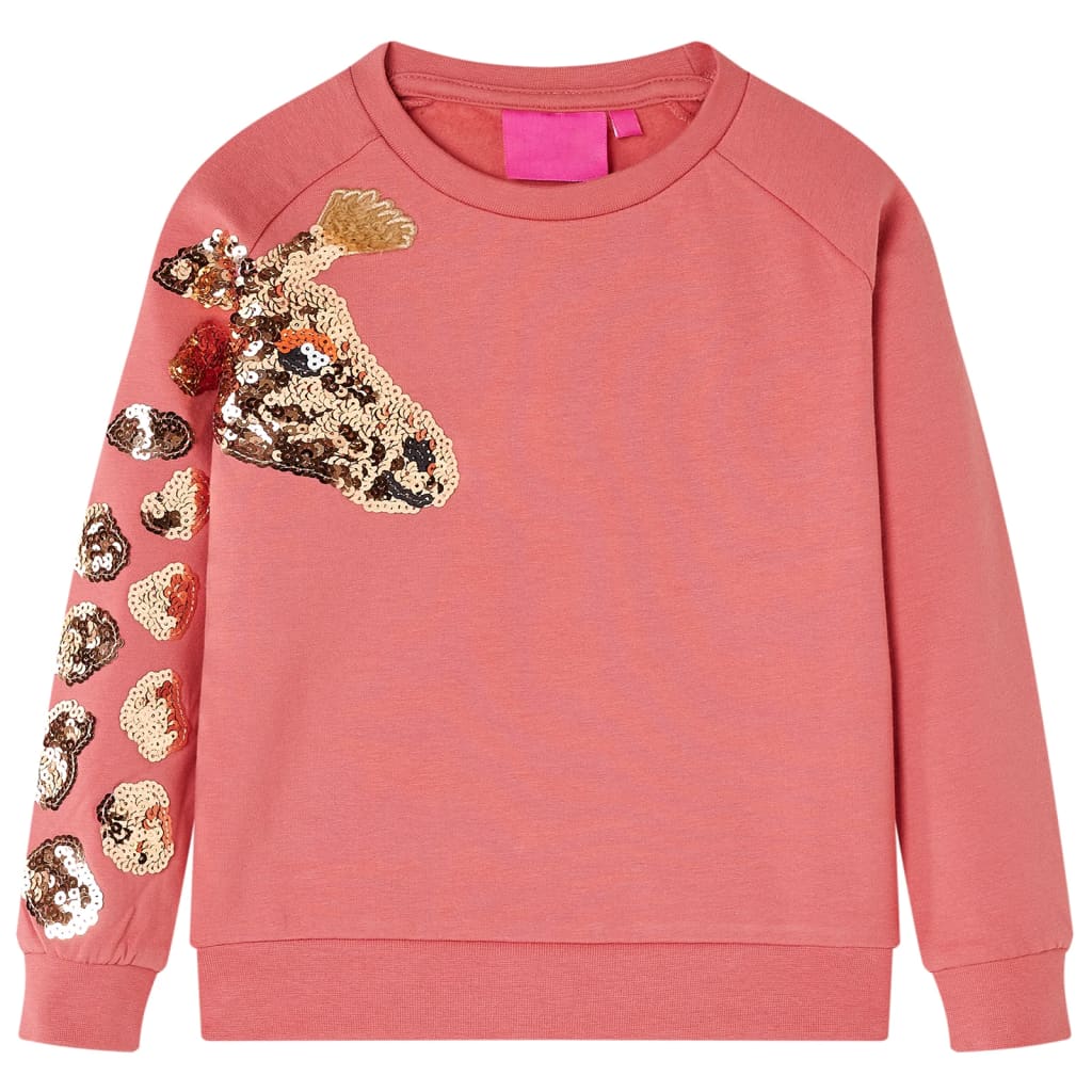 Sweatshirt para criança rosa-velho 116