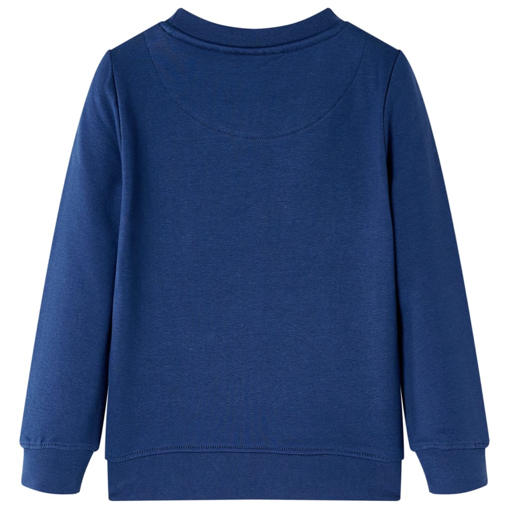 Sweatshirt para criança azul-marinho 140