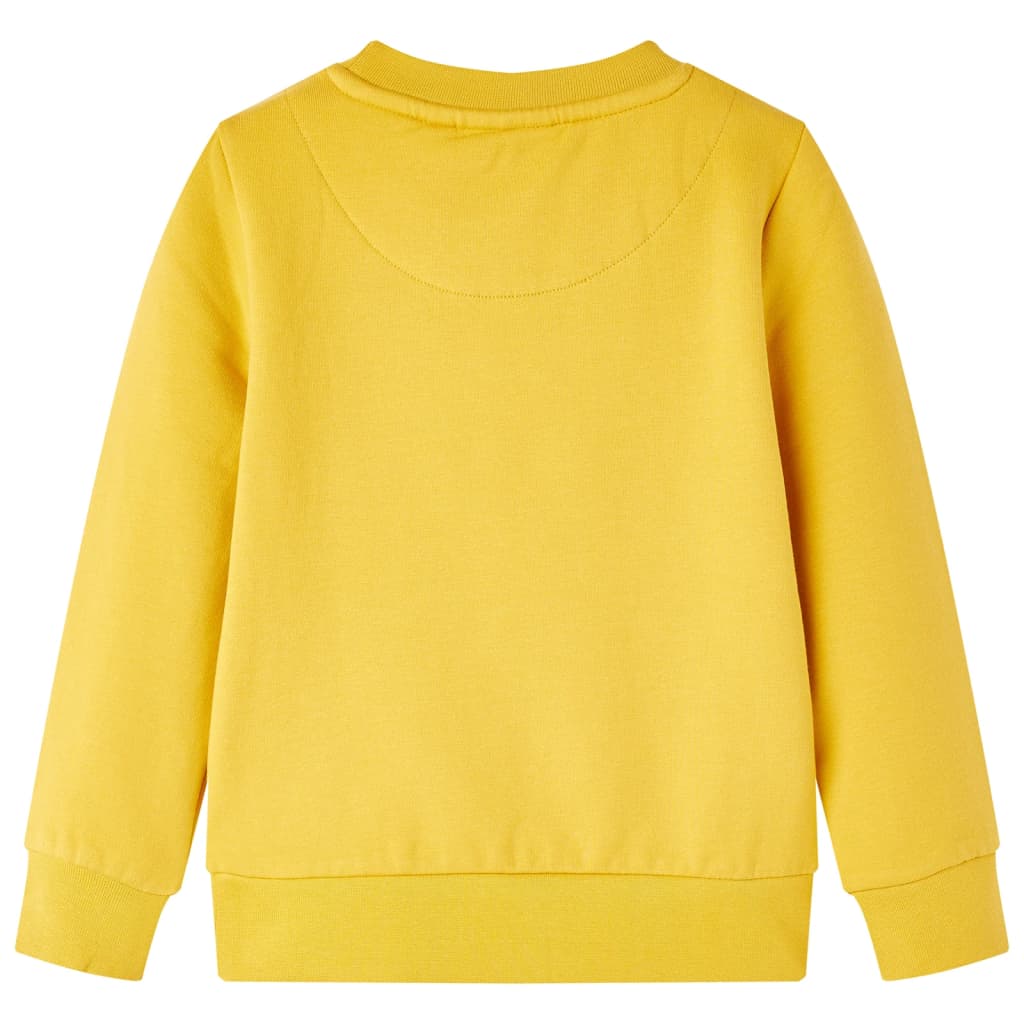 Sweatshirt para criança ocre-escuro 92