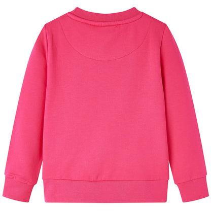 Sweatshirt para criança rosa-brilhante 92