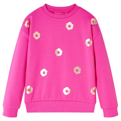 Sweatshirt para criança rosa-escuro 92