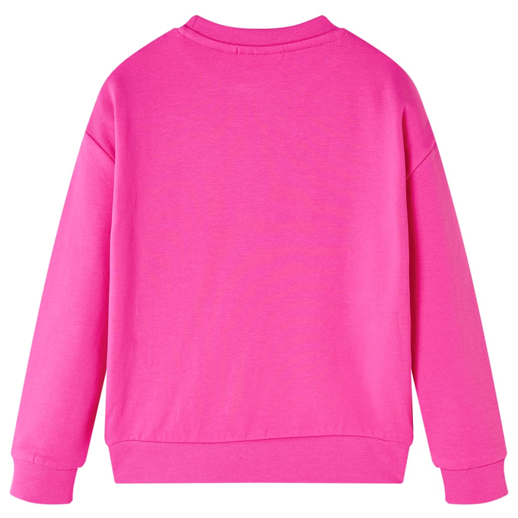 Sweatshirt para criança rosa-escuro 92