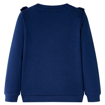 Sweatshirt para criança azul-marinho 104