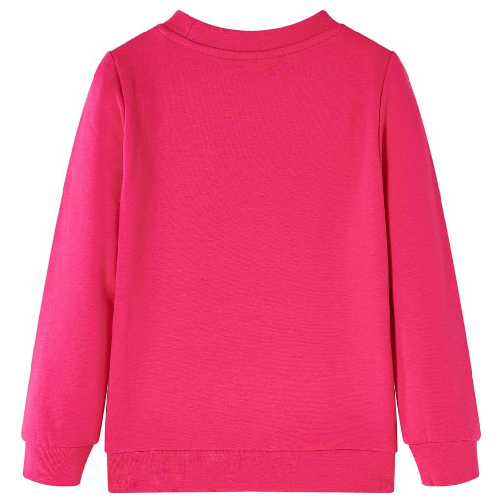 Sweatshirt para criança rosa-brilhante 104