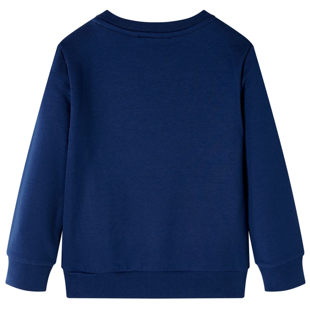 Sweatshirt para criança azul-marinho 92