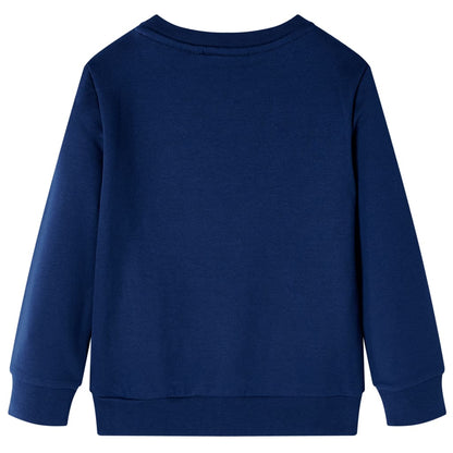 Sweatshirt para criança azul-marinho 128