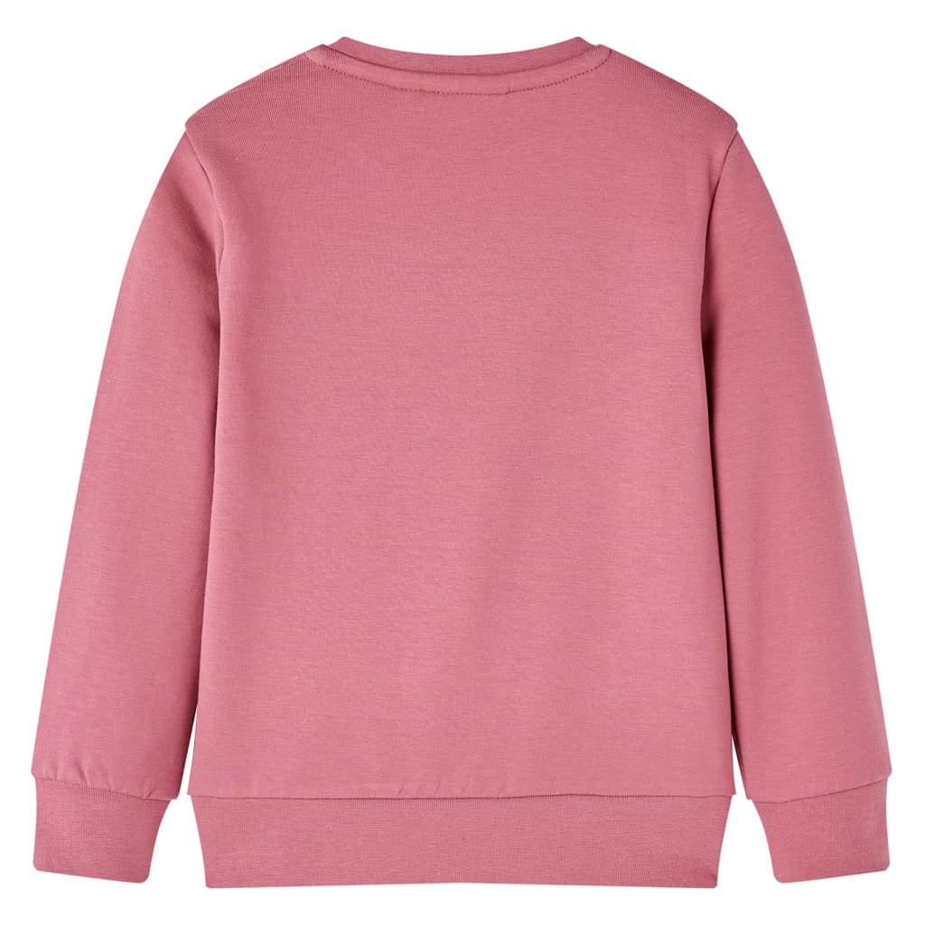 Sweatshirt para criança design retalhos de veludo cor framboesa 116