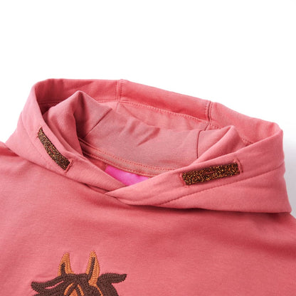 Sweatshirt para criança rosa-velho 116