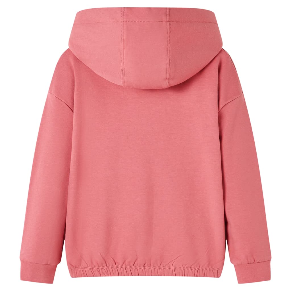 Sweatshirt para criança rosa-velho 140