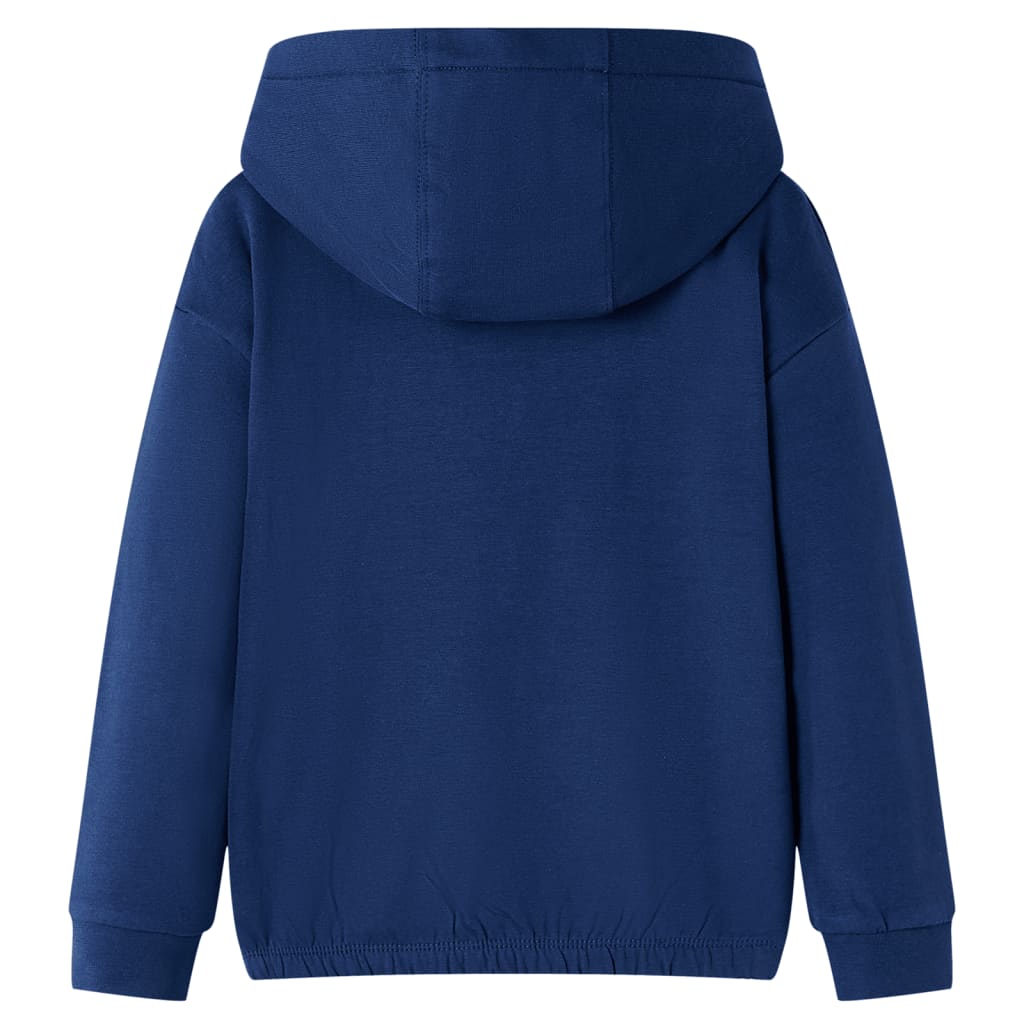 Sweatshirt para criança azul-marinho 140