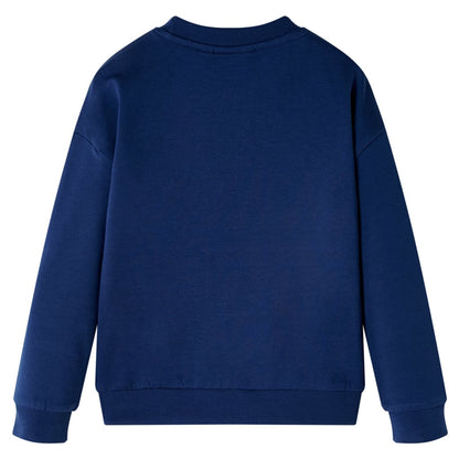 Sweatshirt para criança azul-marinho 128