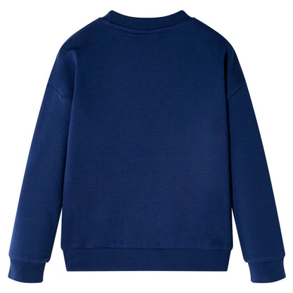 Sweatshirt para criança azul-marinho 140