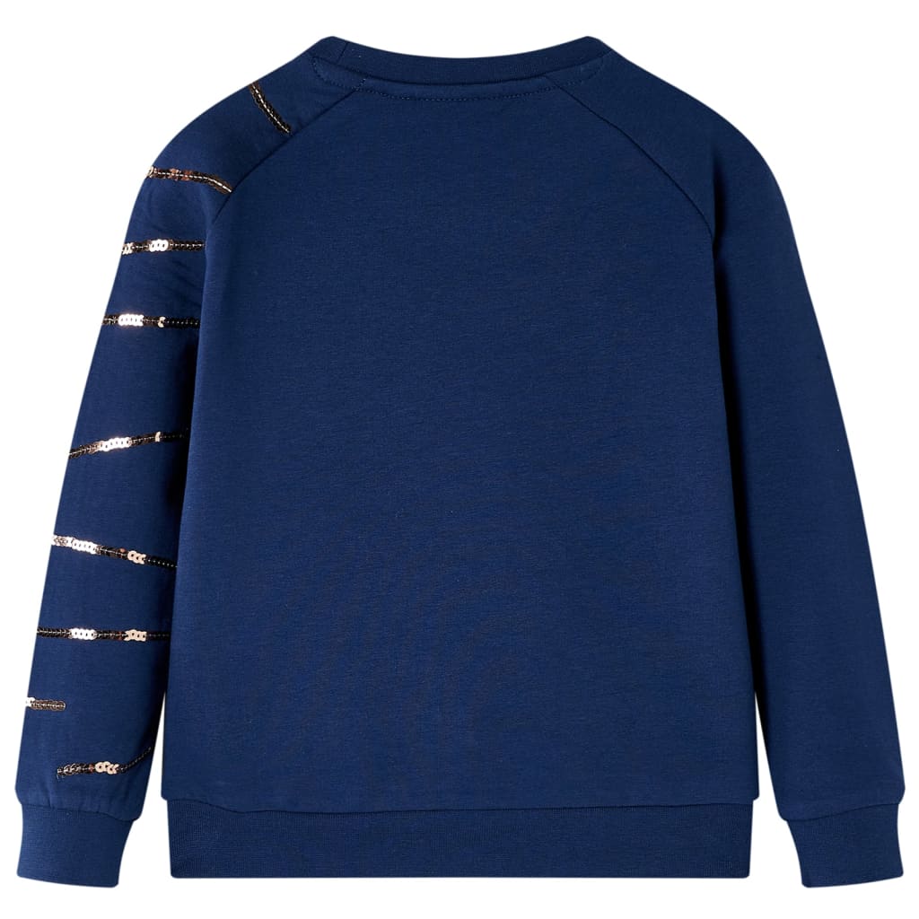 Sweatshirt para criança azul-marinho 92