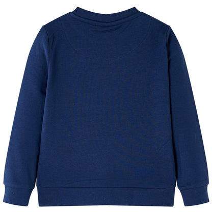 Sweatshirt para criança azul-marinho 92