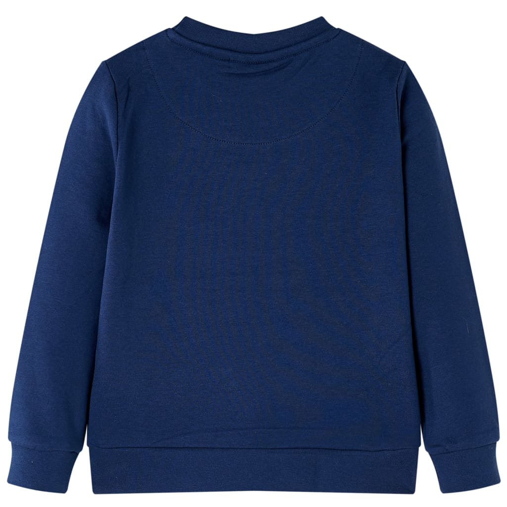 Sweatshirt para criança azul-marinho 104